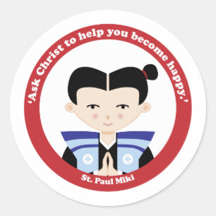 Sticker Rond St Paul Miki