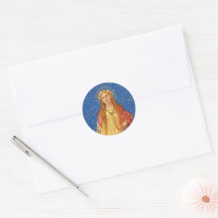 Sticker Rond St. Philomena avec Ancre (SNV 051)