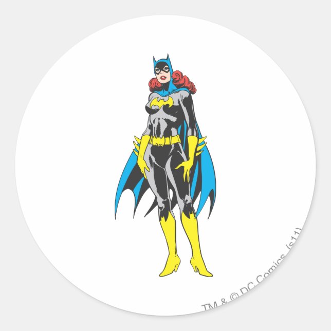 Sticker Rond Stands Batgirl (Devant)