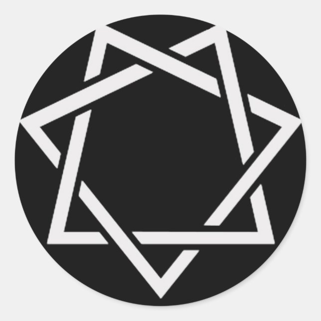 Sticker Rond Star de Seven (Devant)