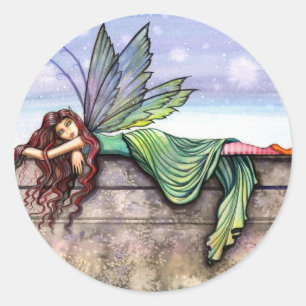 Sticker Rond Star Gazer Fairy