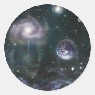 Sticker Rond Star Goddess