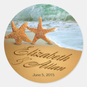 Sticker Rond Starfish M'A DEMANDÉ DE TIRER DES NOMS DANS L'ORDR