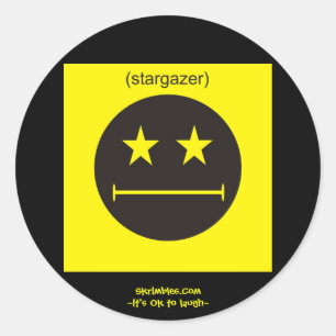 Sticker Rond Stargazer