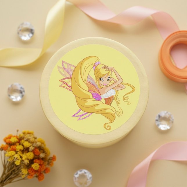 Sticker Rond Stella (Créateur téléchargé)