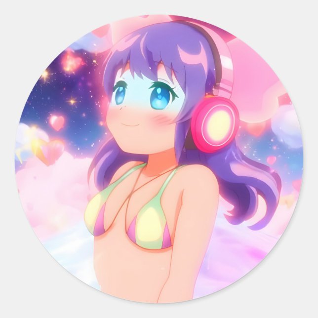 Sticker rond Stellargroove Ayumi #03 (Devant)