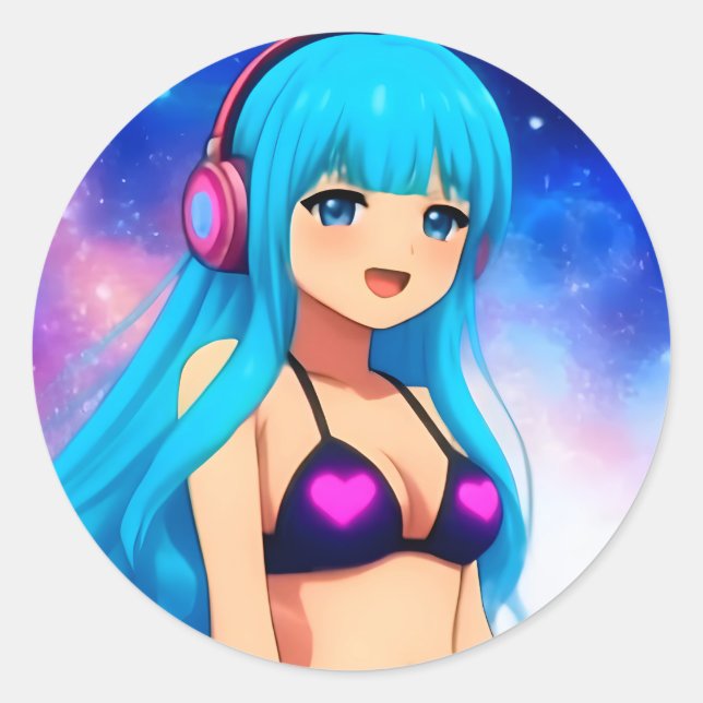 Sticker rond Stellargroove Mizaki #02 (Devant)