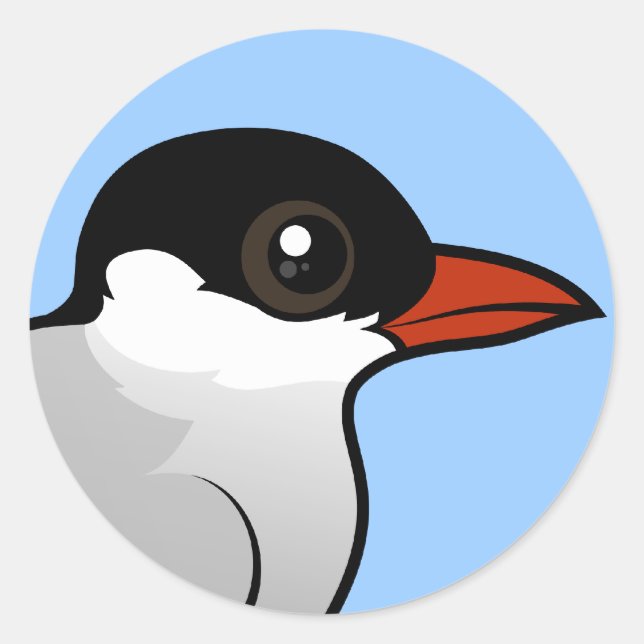Sticker Rond Sterne arctique Birdorable (Devant)