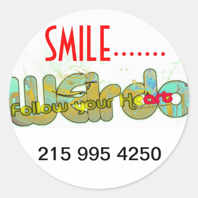 Sticker Rond Stick (Devant)