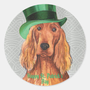 Sticker Rond Stick rond classique de la St. Patrick's Day Irish