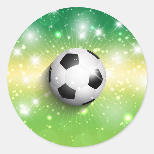Sticker Rond Stickers-Soccer (Devant)