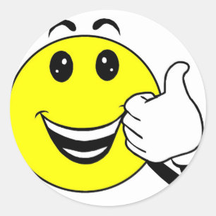 Sticker Rond stiker jaune