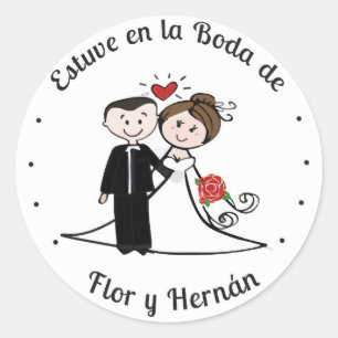 Sticker Rond Stikers Mariage