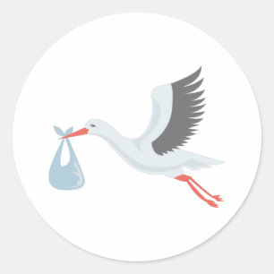 Sticker Rond Stocker La Livraison