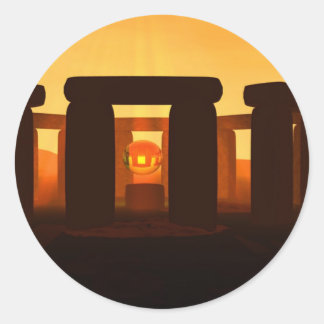 Sticker Rond Stonehenge