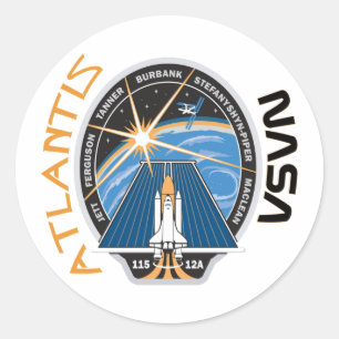 Sticker Rond STS 115 Atlantique