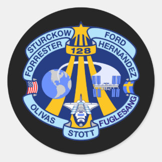 STICKER ROND STS-128