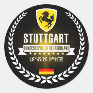 Sticker Rond Stuttgart