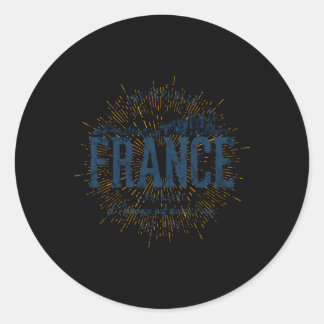 Sticker Rond Style France