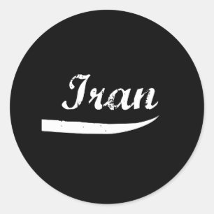 Sticker Rond Style révolution iranienne