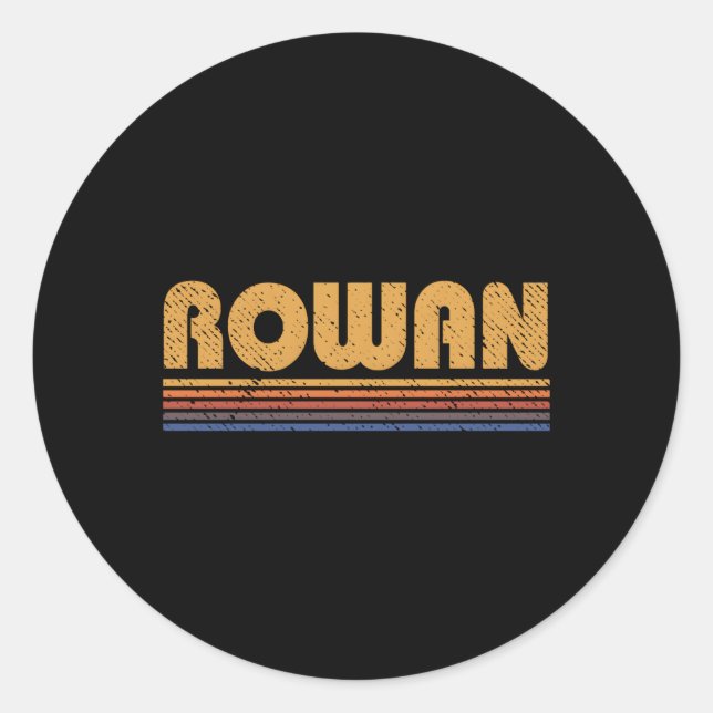 Sticker Rond Style Rowan (Devant)