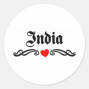 Sticker Rond Style tatouage Haïti