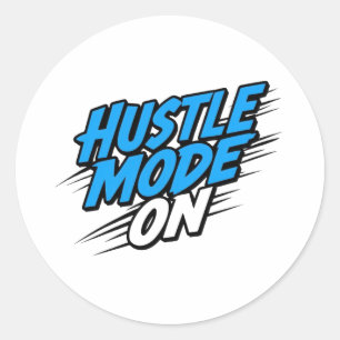 Sticker Rond Succès et ambition de l'entrepreneur