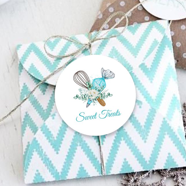 Sticker Rond Sucre de boulangerie (Créateur téléchargé)