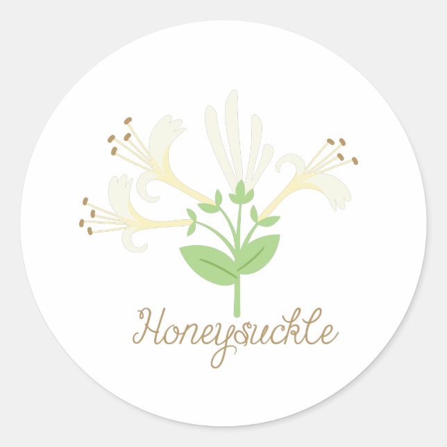 Sticker Rond Sucre de miel (Devant)