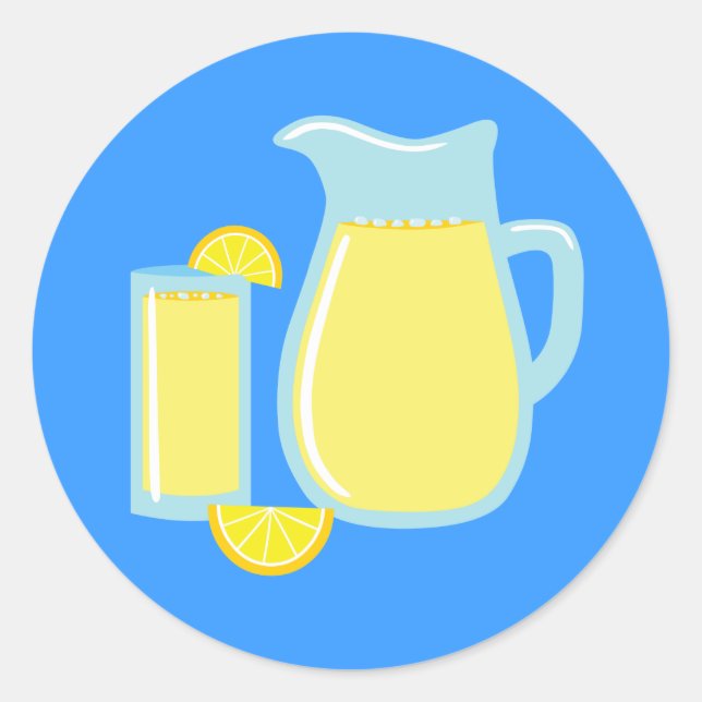Sticker Rond Sucrée Lemonade (Devant)