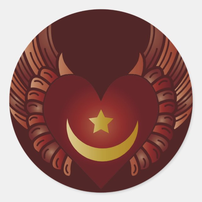 Sticker Rond sufi 3 (Devant)