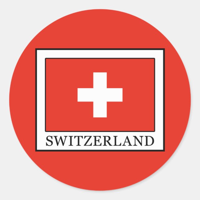Sticker Rond Suisse (Devant)