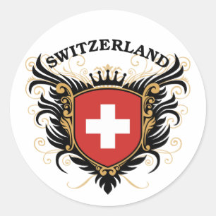 Sticker Rond Suisse