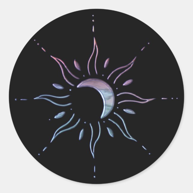 Sticker Rond Sun 1 (Devant)