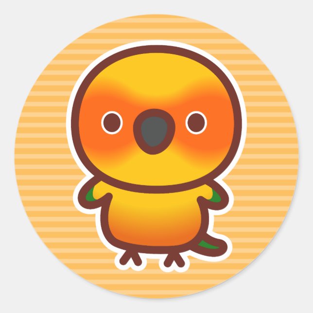 Sticker Rond Sun Conure (Devant)