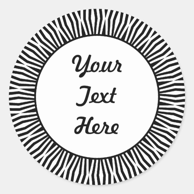 Sticker Rond SunBurst 01 (Devant)
