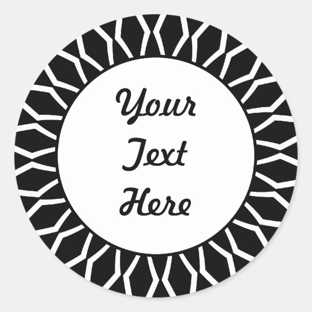 Sticker Rond SunBurst 07 (Devant)