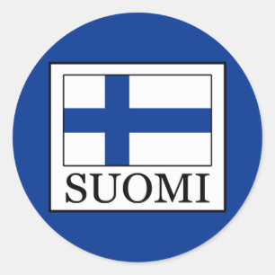 Sticker Rond Suomi