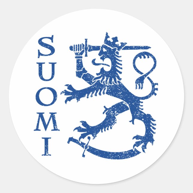 Sticker Rond Suomi (Devant)
