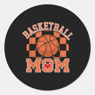 Sticker Rond Super Basket Maman Mère Basket Maman