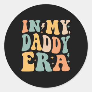 Sticker Rond Super Dans La Fête des pères De Mon Père