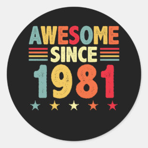 Sticker Rond Super depuis 1981
