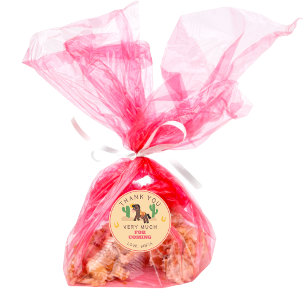 Sticker Rond Super mignon Cheval Anniversaire Merci