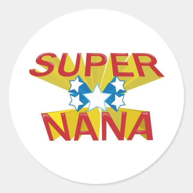 STICKER ROND SUPER NANA (Devant)