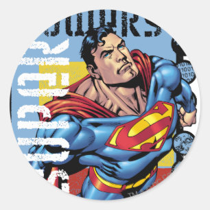 Sticker Rond Super Powers