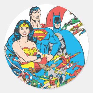Sticker Rond Super Powers™ Collection 1