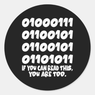 Sticker Rond Super Tenue Pour Le Retour À L'École Uni-Enfant Fu