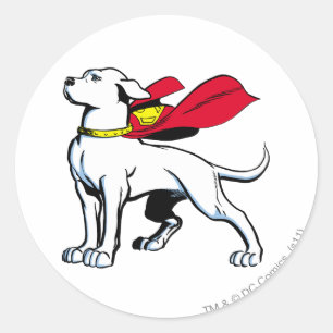 Sticker Rond Superdog Krypto