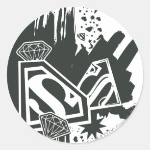 Sticker Rond Supergirl Keep it Fresh 2