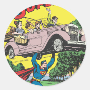 Sticker Rond Superman #19